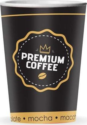Premium Premium Coffee Ποτήρι μιας Χρήσης Χάρτινo Μαύρο 360ml 50τμχ