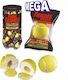 Fini 200 Chewing gum Tennis Balls with Λεμόνι & Λάιμ Flavour 10gr