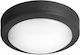 Adeleq Outdoor Ceiling Flush Mount with Integrated LED in Black Color 3-9170121