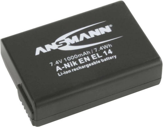 Ansmann Camera Battery A-Nik EN EL 14 1400-0042 Lithium Ion (Li-Ion)