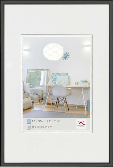 Walther Plastic Photo Frame With Black Frame