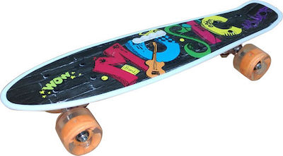 JollyWheelz Chaos 88403 Music 5.90" Complete Penny Board Πολύχρωμο