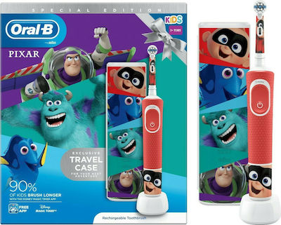 Oral-B Vitality Electric Toothbrush for 3+ years Pixar & Travel Case