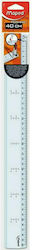 Maped Ruler Plastic Transparent 40cm Geometric