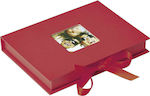 Walther Album for 70 Photos Photos of Size 13x18cm Red 20x15cm