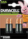 Duracell Wiederaufladbare Batterien AAA Ni-MH 900mAh 1.2V 4Stück