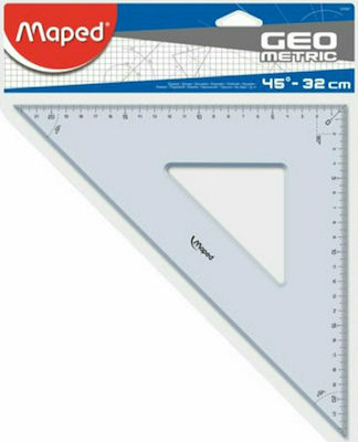 Maped Γεωμετρικό Τρίγωνο Πλαστικό Διάφανο 32cm Geometric