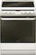Amica 508CE2.30EHTA W Aragaz 65lt cu Plite Ceramice L50cm. White