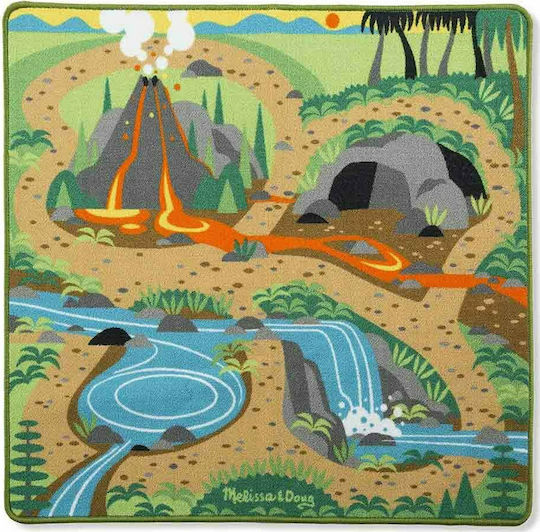 Melissa & Doug Χαλάκι Δραστηριοτήτων Δεινόσαυροι Πράσινο 92x100cm