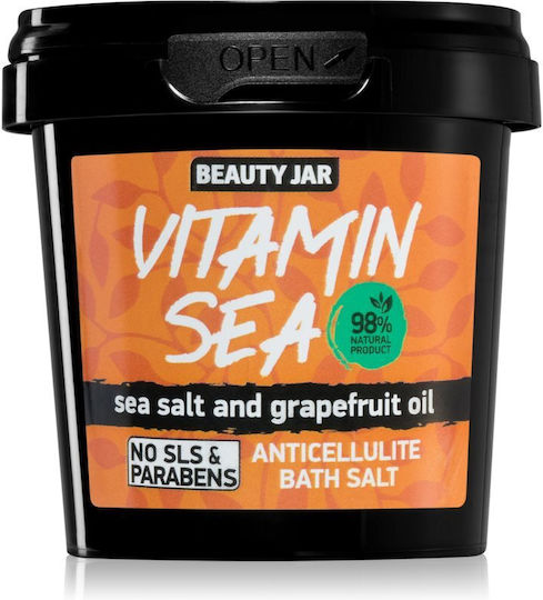 Beauty Jar Άλατα Μπάνιου Vitamin Sea σε Κρυστάλλους Sea Salt & Grapefruit Oil 200gr