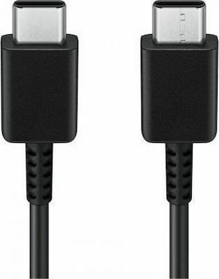 Samsung USB 2.0 Cable USB-C male - USB-C male Μαύρο 1m (EP-DG977BBE)