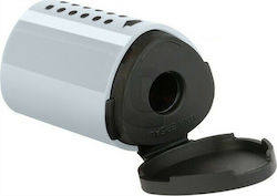 Faber-Castell Plastic Pencil Sharpener Barrel Gray Ασημί