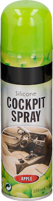 Dunlop Spray Polieren für Kunststoffe im Innenbereich - Armaturenbrett mit Duft Apfel Cockpit Spray 220ml