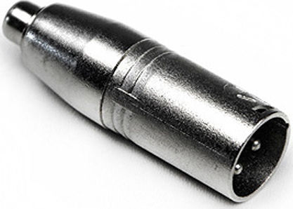 Invotone AD400 Μετατροπέας XLR male σε RCA female Ασημί 1τμχ
