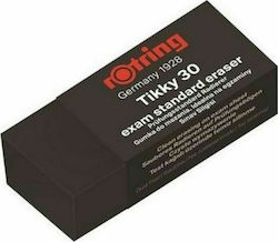 Rotring Eraser for Pencil and Pen Τikky 30 Εxam Eraser 2081890 1pcs Black