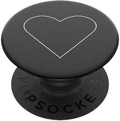 PopSockets Heart Telefon Negru 800667