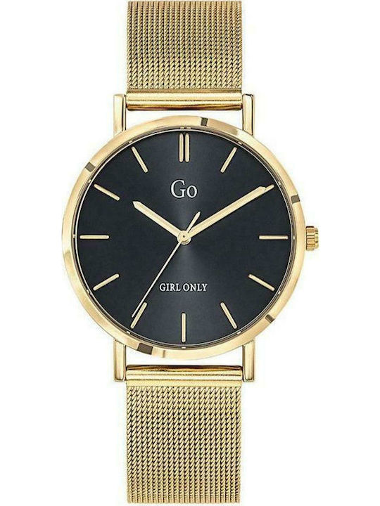 Go Girl Only Girl Only Women's Watch 34mm Battery with Gold Stainless Steel Bracelet