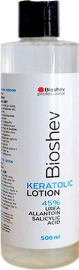 Bioshev Professional Keratolic Lotion Lotion für Hornhaut, Schwielen & Rissige Fersen mit Harnstoff 500ml