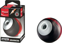 Maped Advanced Metallic Pencil Sharpener Barrel Black