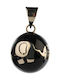 Babylonia Bola Elephant Charm Εγκυμοσύνης Μαύρο