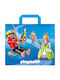 Playmobil Plastic Shopping Bag Blue