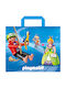 Playmobil Einkaufstasche in Blau Farbe