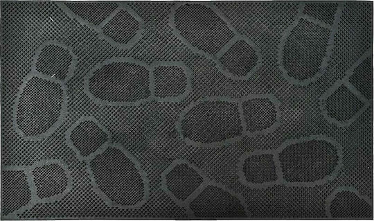Entrance Mat Picot Black 45x75cm