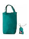 Ticket To The Moon Eco Bag 10L Υφασμάτινη Τσάντα για Ψώνια σε Πράσινο χρώμα