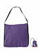 Ticket To The Moon Eco Supermarket 40L Stoff Einkaufstasche in Lila Farbe