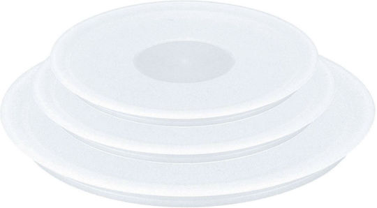 Tefal Ingenio Container Cover made of Plastic in White Color L90192 3pcs