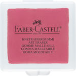 Faber-Castell Γόμα για Μολύβι Κάρβουνου 127321 Κόκκινη
