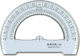 Arda Protractor Plastic Transparent 12cm