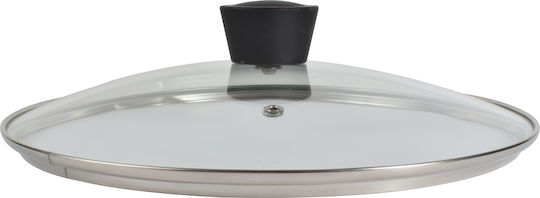 Estia Magma Καπάκι για Τηγάνι και Κατσαρόλα από Γυαλί 28cm 01-6198