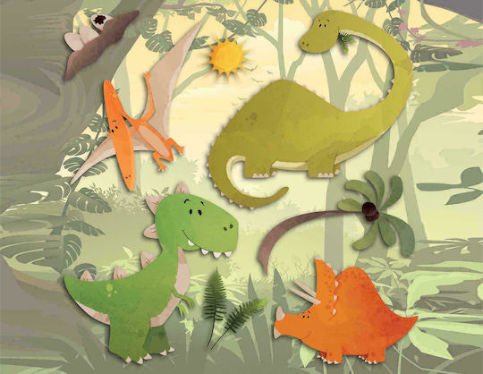 Ango Kids Foam Vinyl 3D Wall Sticker Dinosaurs