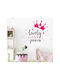 Ango Kids Vinyl Wall Sticker Lovely Princess 17pcs