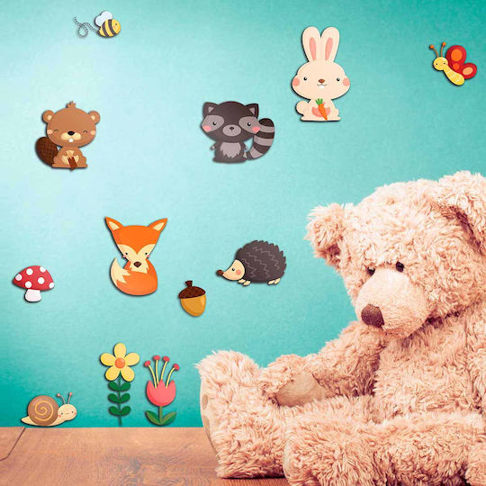 Ango Kids Foam Vinyl 3D Wall Sticker Happy Forest