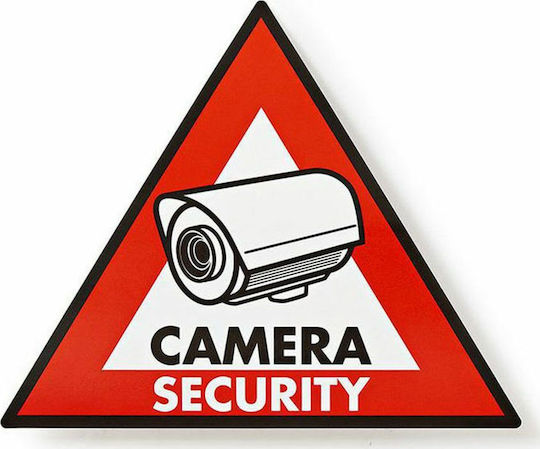 Nedis Sign This Area is Under CCTV Surveillance Set 5pcs 14.8x12.3cm.