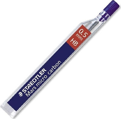 Staedtler 12 Mine Creion Mecanic Mars Micro Carbon Grosime 0.5mm Tipul H