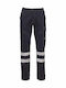 Payper Worker Reflex Reflective Work Trousers Navy Blue made of Cotton