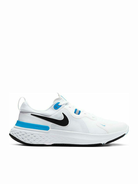 Nike React Μiler Ανδρικά Αθλητικά Παπούτσια Running Λευκά