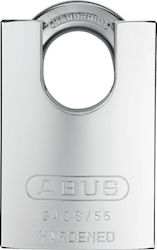 Abus Steel Padlock Κρυμμένου Λαιμού with Key 55mm 1pcs