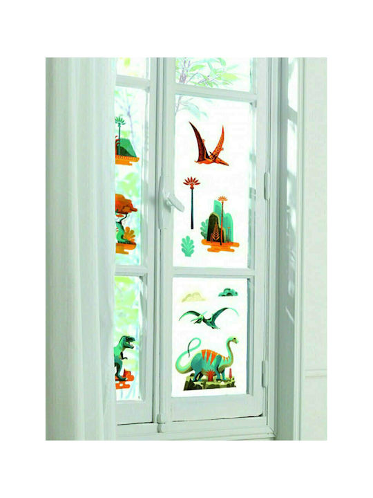 Djeco Kids Window Sticker Dinosaurs 28pcs