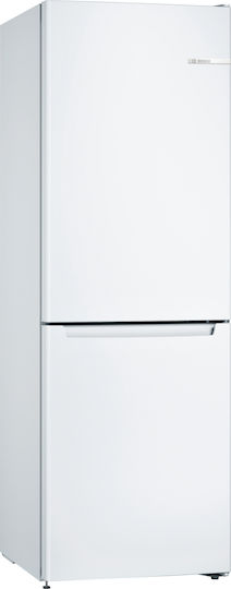 Bosch Fridge-Freezer 282lt Total NoFrost H176xW60xD66cm White KGN33NWEB