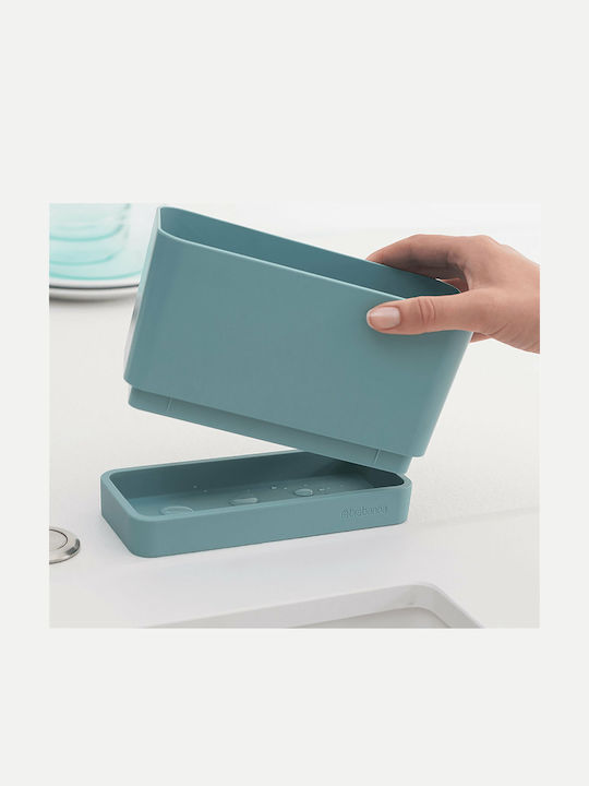 Brabantia Kitchen Sink Organizer Made of Blue Plastic 19x8.5x11.5cm