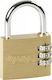 Lampa Padlock Λουκέτο Πέταλο Συνδυασμού 40mm