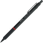 Rotring Rapid Pro Creion mecanic de desen Metalic 2mm cu Radiera si Ascutitoare Matt Black