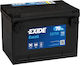 Exide Car Battery with 70Ah Capacity and 740A CCA