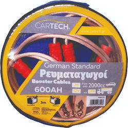 Cartech Καλώδια Εκκίνησης Μπαταρίας Αυτοκινήτου 600A 3m Cartech Καλώδια Εκκίνησης Μπαταρίας Αυτοκινήτου 600A 3m