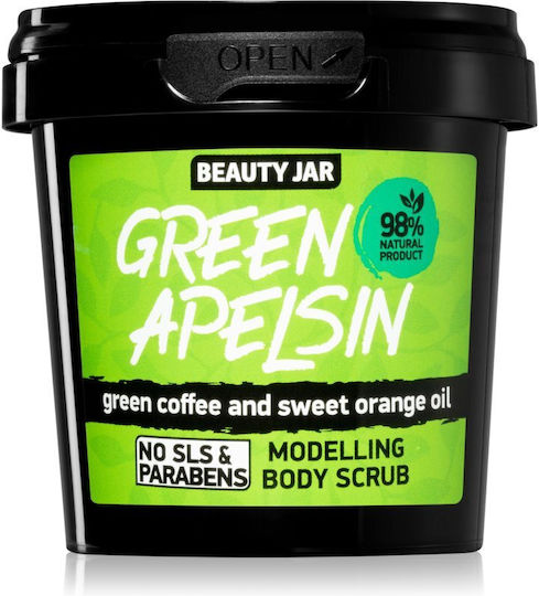 Beauty Jar Green Apelsin Scrub Σώματος Modelling 200gr
