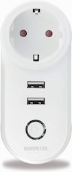 Marmitek Power SI Smart Single Socket with 2 USB-A